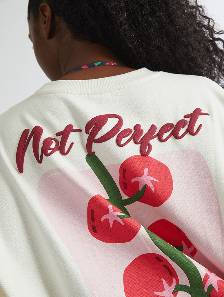 Not Perfect Just Growing Sweatshirt Hoodies & Sweatshirts Skinnydip London