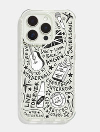 Oasis Doodle Shock iPhone Case Phone Cases Skinnydip London