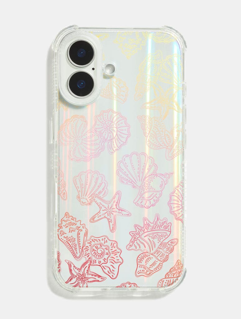 Ombre Outline Sea Shells Shock iPhone Case Phone Cases Skinnydip London