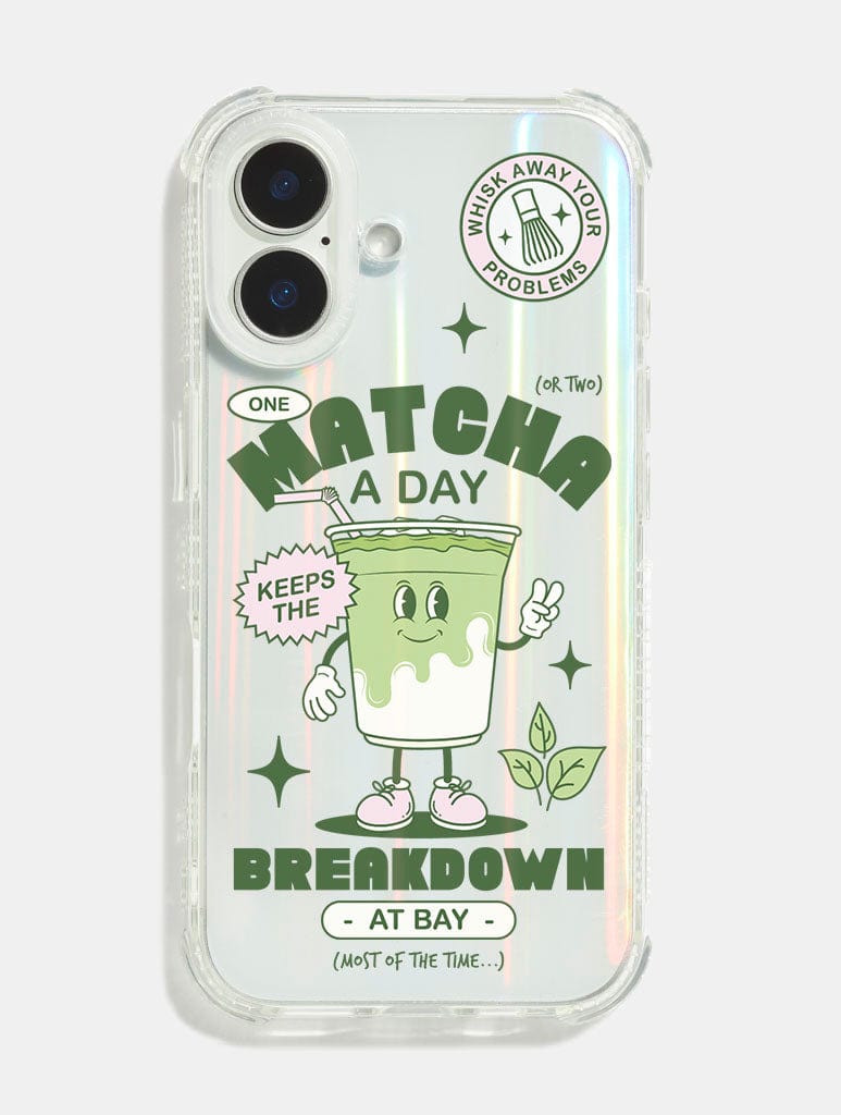 One Matcha A Day Shock iPhone Case Phone Cases Skinnydip London