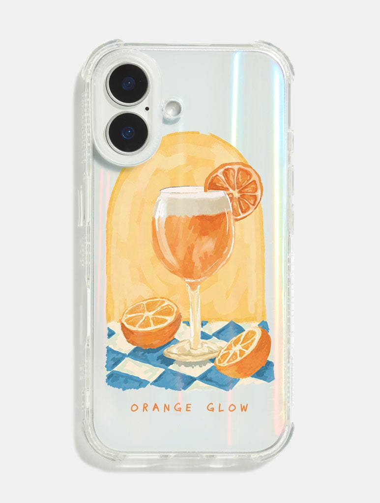 Orange Glow Shock iPhone Case Phone Cases Skinnydip London