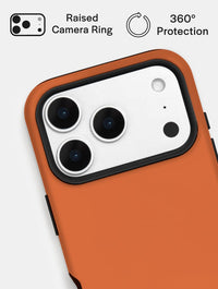 Orange Solid Colour Ultra Protective iPhone Case Phone Cases Skinnydip London