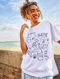 Out Of Office Sketch T-Shirt Tops & T-Shirts Skinnydip London