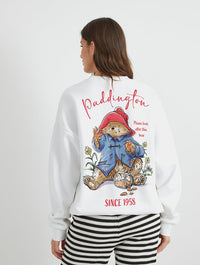 Paddington Poster Sweatshirt in Ecru Hoodies & Sweatshirts Skinnydip London
