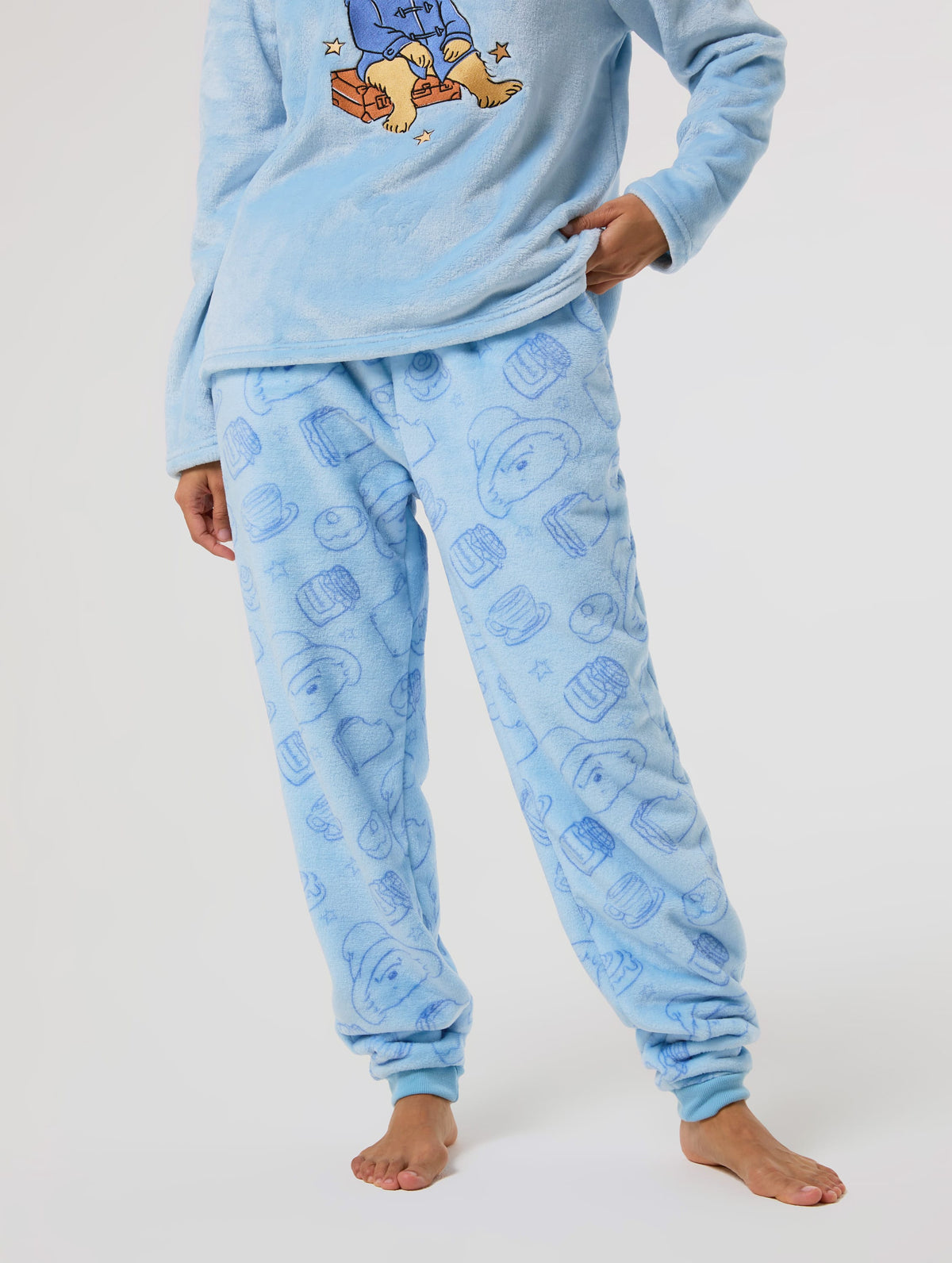 Paddington x Skinnydip Blue Fleece Twosie Set Lingerie & Nightwear Skinnydip London