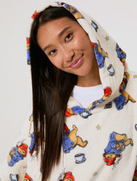 Paddington x Skinnydip Ecru Blanket Hoodie Lingerie & Nightwear Skinnydip London