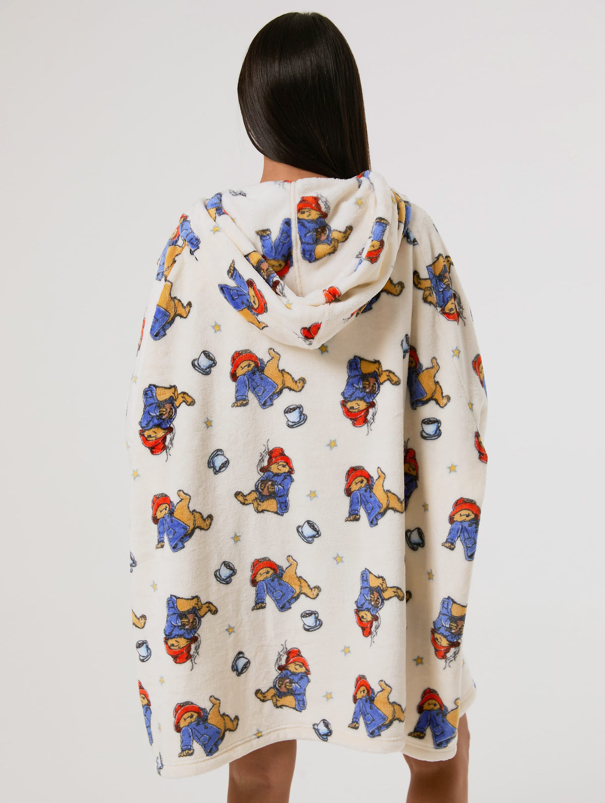 Paddington x Skinnydip Ecru Blanket Hoodie Lingerie & Nightwear Skinnydip London