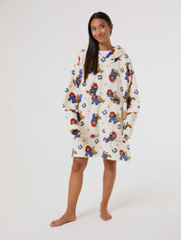 Paddington x Skinnydip Ecru Blanket Hoodie Lingerie & Nightwear Skinnydip London
