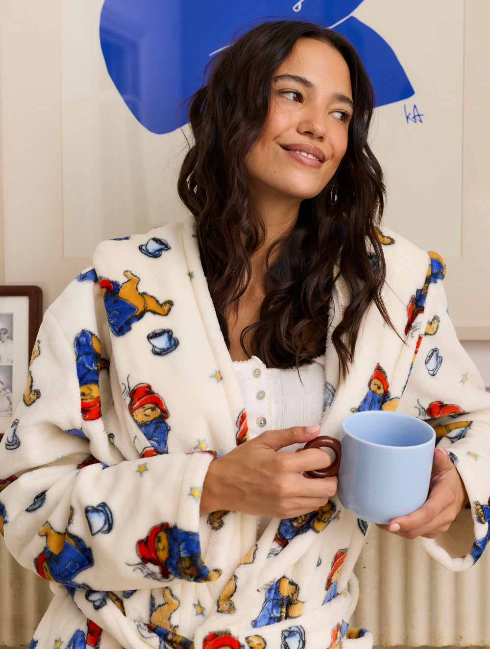Paddington x Skinnydip Ecru Dressing Gown Lingerie & Nightwear Skinnydip London