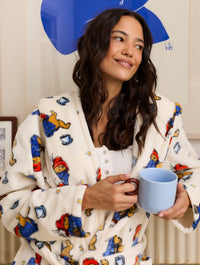 Paddington x Skinnydip Ecru Dressing Gown Lingerie & Nightwear Skinnydip London