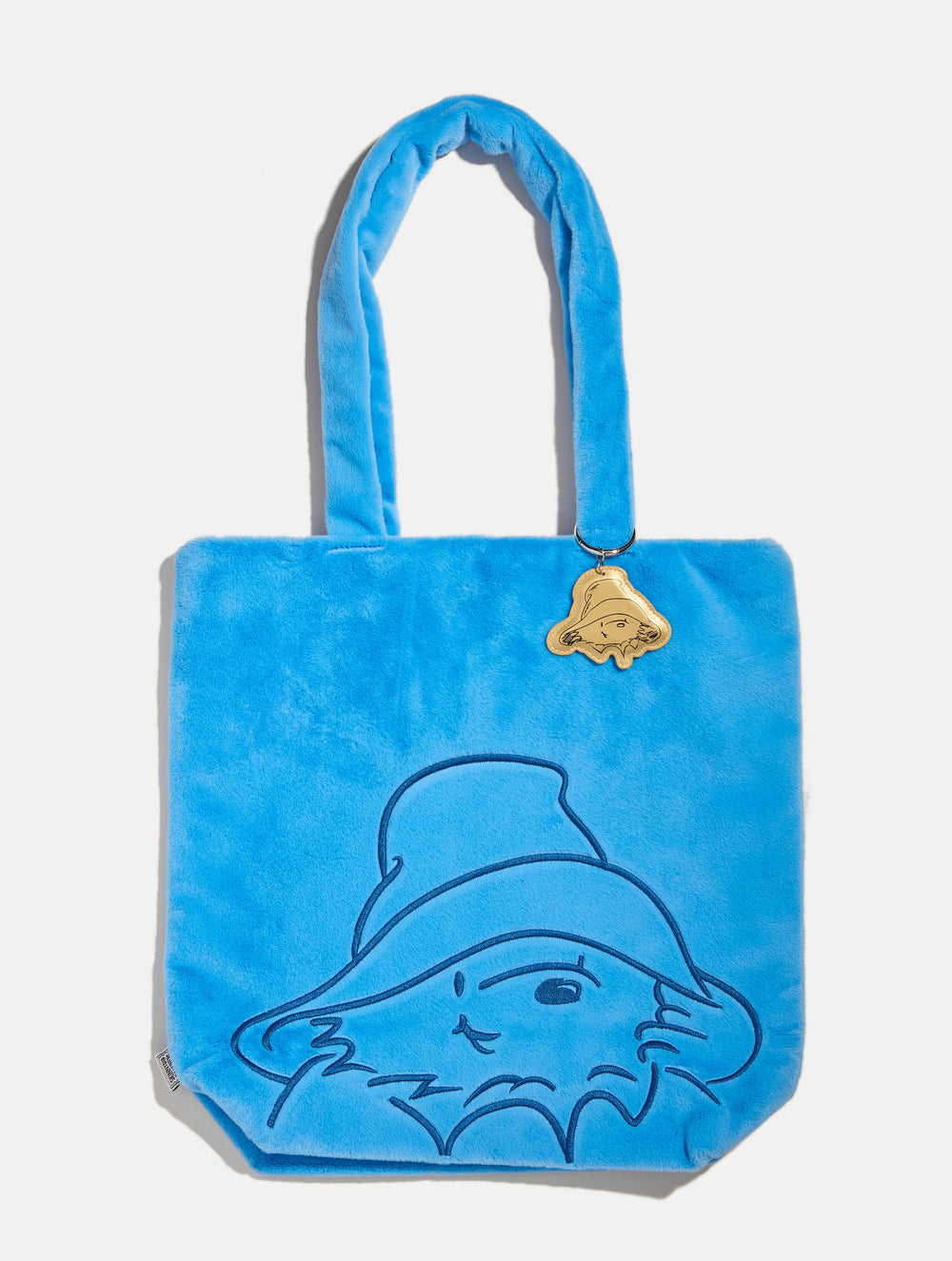 Paddington x Skinnydip Fluffy Tote Bag with Chrome Charm Printed Tote Bags Skinnydip London