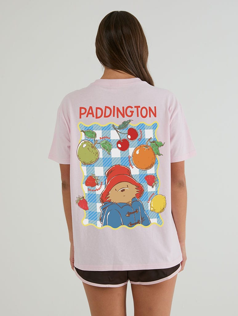 Paddington x Skinnydip Fruit Market T-Shirt In Pink Tops & T-Shirts Skinnydip London