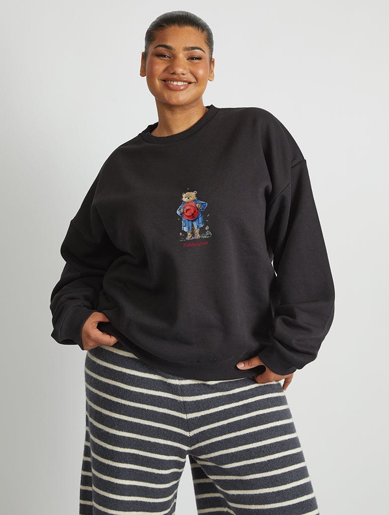 Paddington x Skinnydip Hats Off Sweatshirt In Black Hoodies & Sweatshirts Skinnydip London