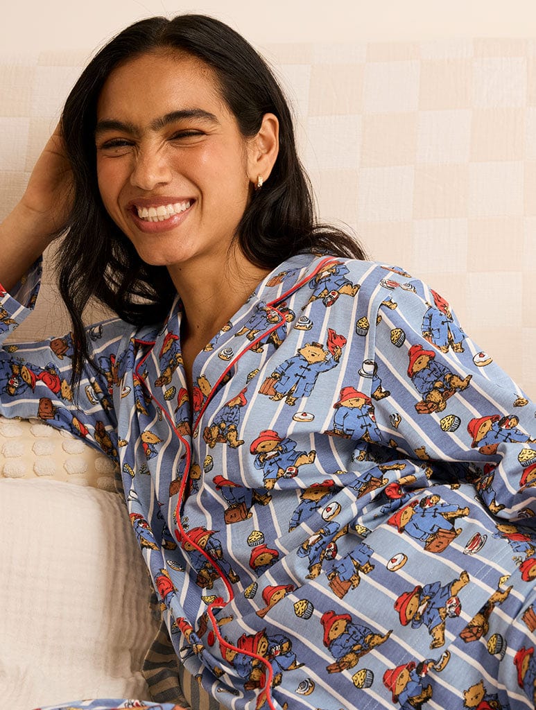 Paddington x Skinnydip Pyjama Set in Blue Lingerie & Nightwear Skinnydip London
