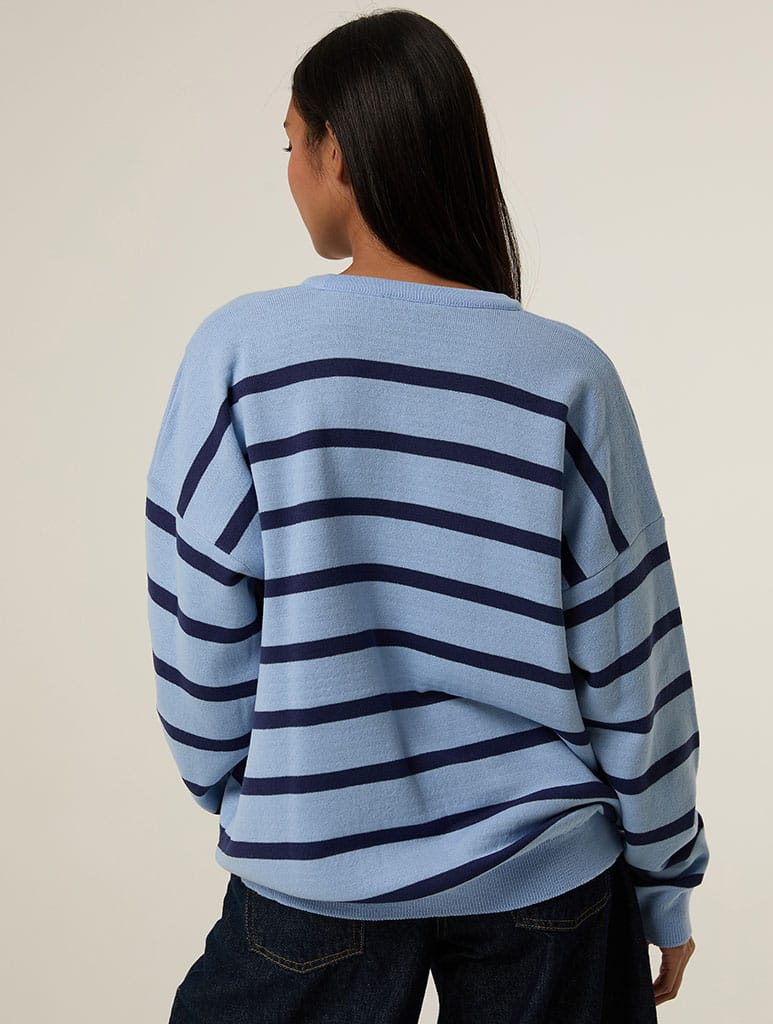 Paddington x Skinnydip Stripe Knitted Jumper Jumpers & Cardigans Skinnydip London