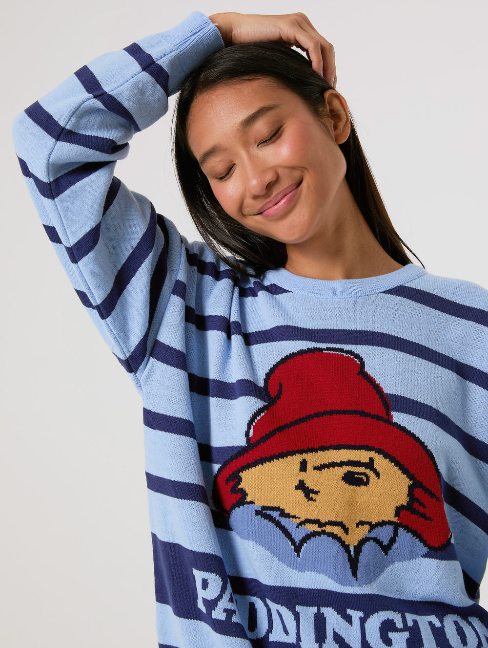 Paddington x Skinnydip Stripe Knitted Jumper Jumpers & Cardigans Skinnydip London