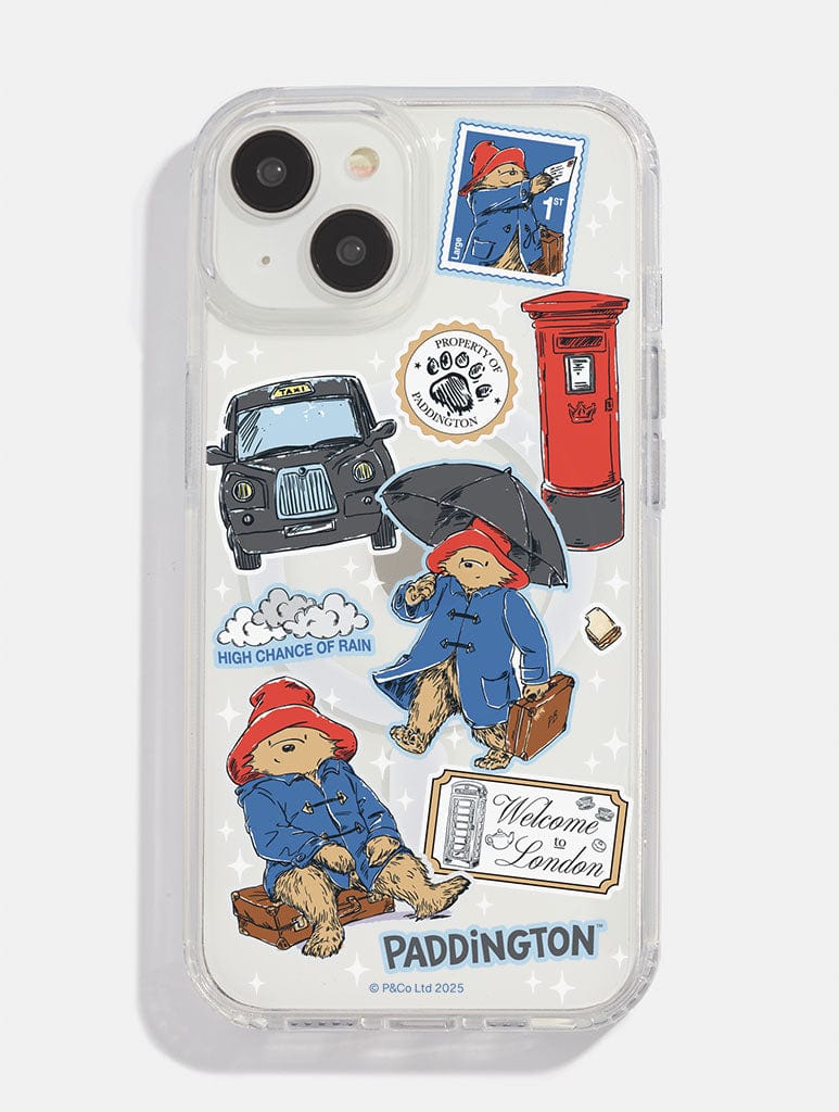 Paddington x Skinnydip Travel Sticker MagSafe iPhone Case | Paddington Bear Phone Cases Paddington x Skinnydip Travel Sticker MagSafe iPhone Case | Paddington Bear Phone Cases