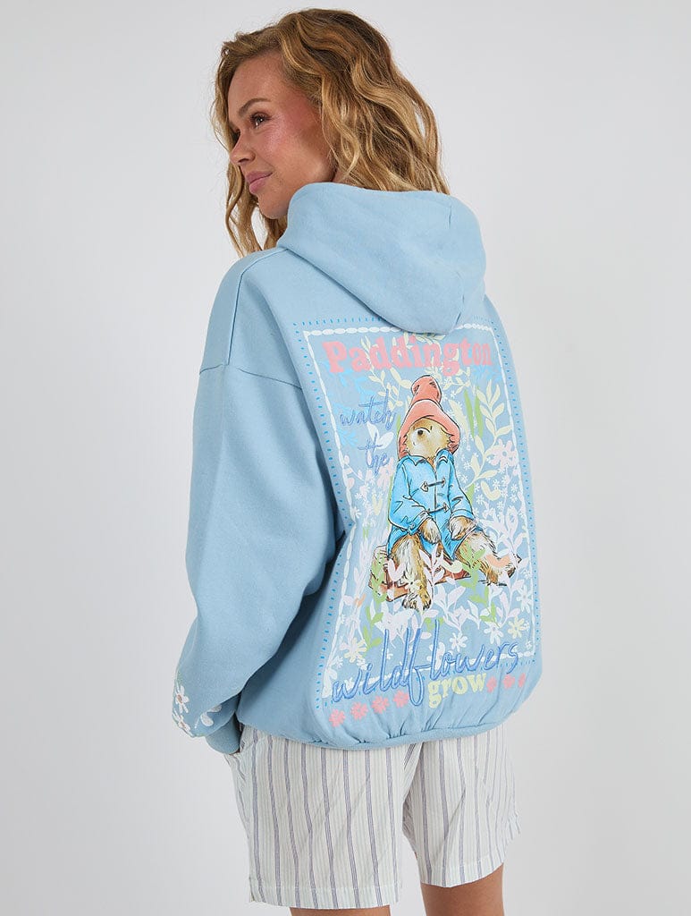 Paddington x Skinnydip Wildflowers Hoodie | Blue Hoodies