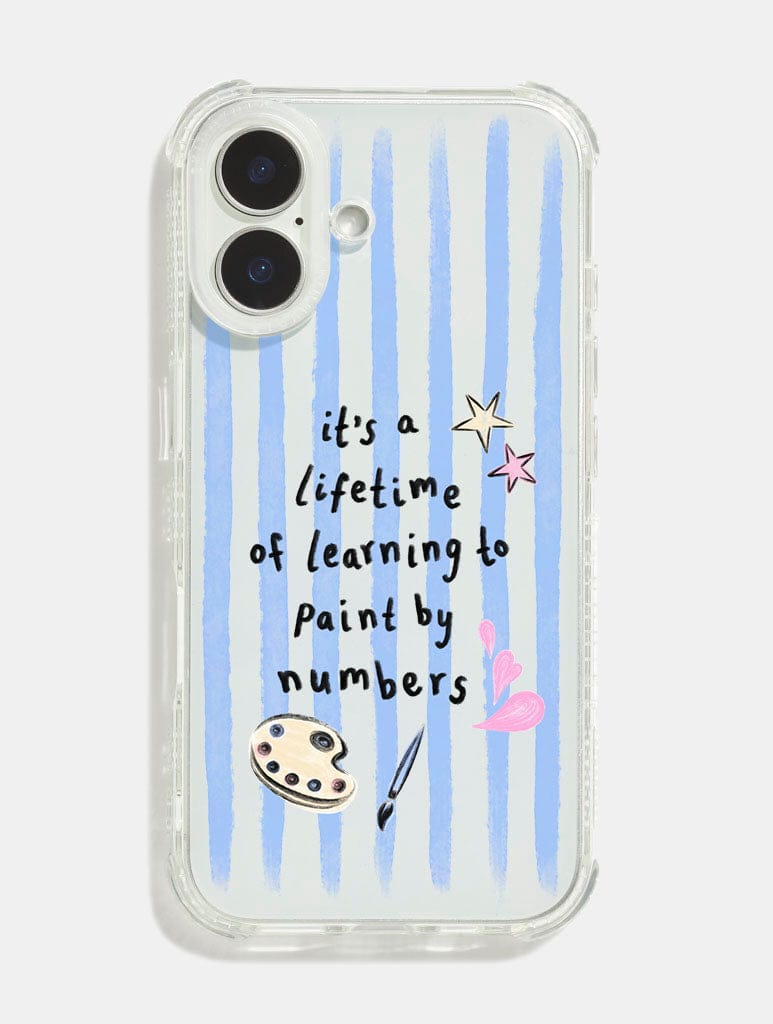 Paint By Numbers Shock iPhone Case Phone Cases Skinnydip London