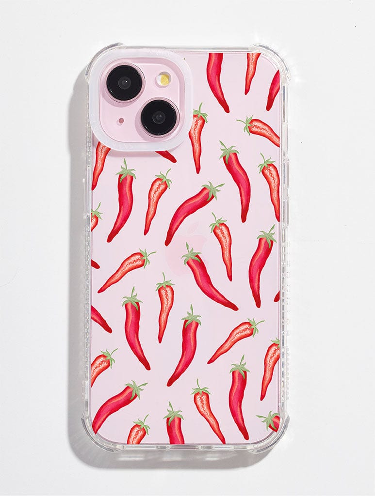 Painted Chillies Shock iPhone Case Phone Cases Skinnydip London