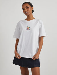 Passionate & Exotic Passionfruit T-Shirt in Ecru Tops & T-Shirts Skinnydip London