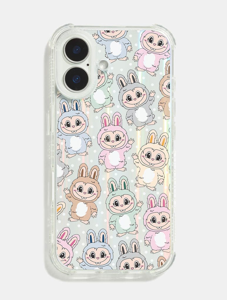 Pastel Fluffy Creatures Pattern Shock iPhone Case Phone Cases Skinnydip London