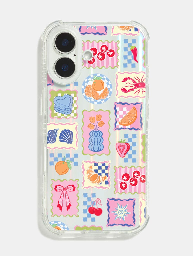 Patchwork Picnic Shock iPhone Case Phone Cases Skinnydip London