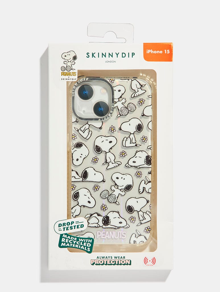 Peanuts x Skinnydip Lilac Daisy Shock iPhone Case Phone Cases Skinnydip London