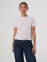 Peanuts x Skinnydip Sailing Team Baby T-Shirt In Pink Tops & T-Shirts Skinnydip London