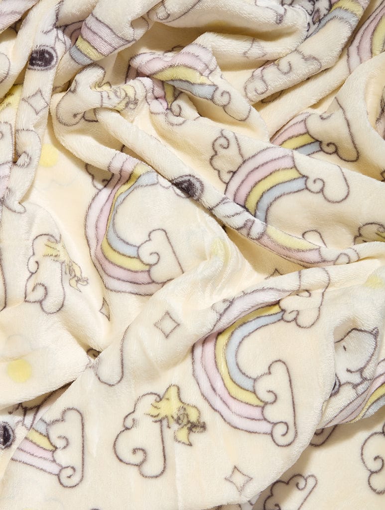 Peanuts x Skinnydip Snoopy and Woodstock Blanket Home Accessories Skinnydip London