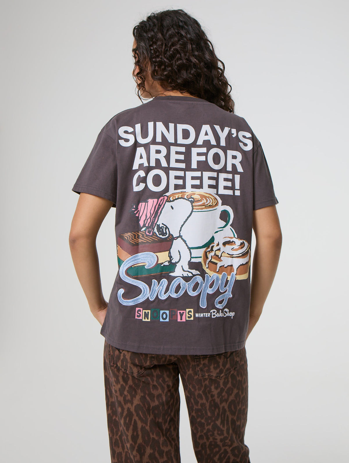 Peanuts x Skinnydip Snoopy Bake Shop T-Shirt Tops and T-Shirts Skinnydip London