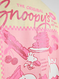 Peanuts x Skinnydip Snoopy Cafe Poster T-Shirt Tops & T-Shirts Skinnydip London