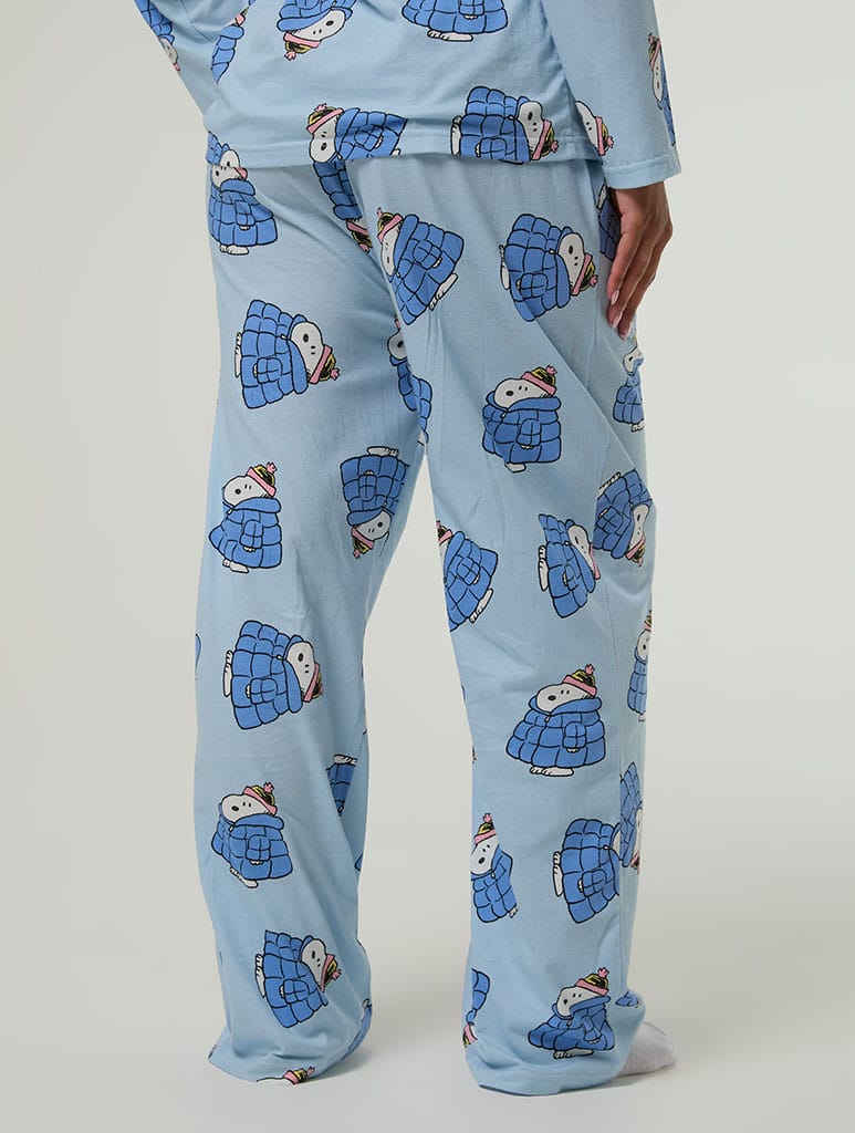 Peanuts x Skinnydip Snoopy Coat Pyjama Set with Scrunchie Lingerie & Nightwear Skinnydip London
