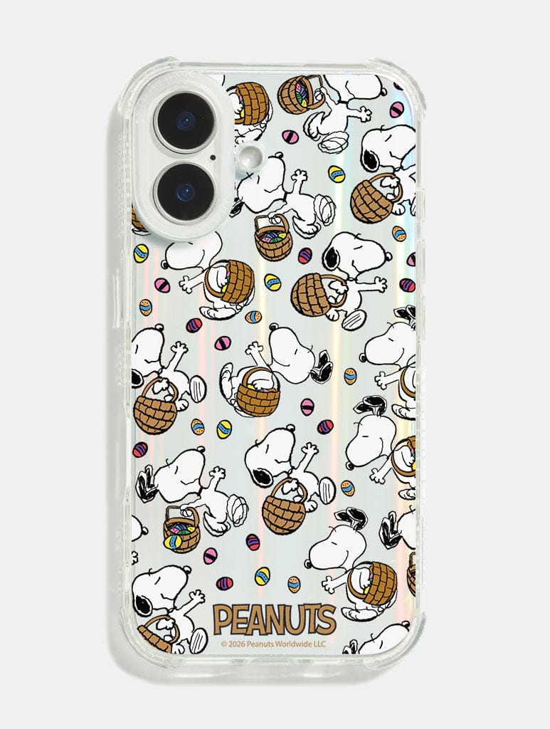 Peanuts x Skinnydip Snoopy Easter Egg Hunt Shock iPhone Case Phone Cases Skinnydip London