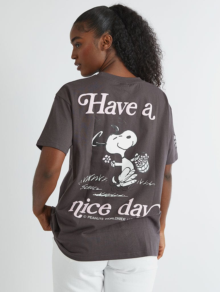 Peanuts x Skinnydip Snoopy Have A Nice Day T-Shirt Tops & T-Shirts Skinnydip London