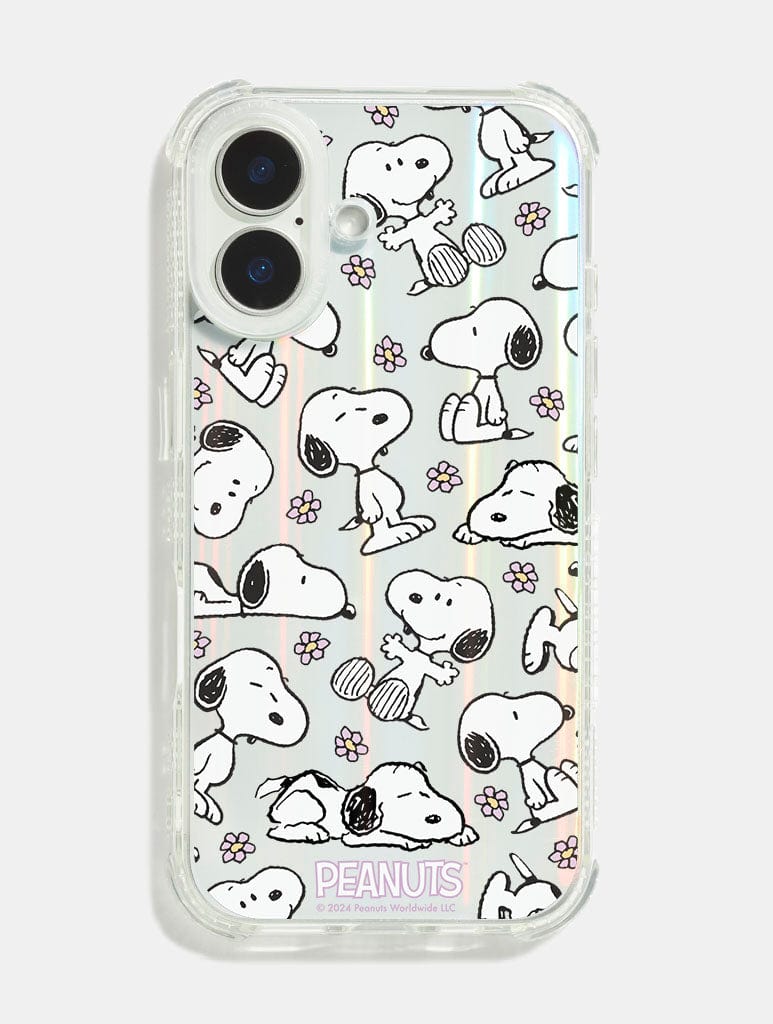 Peanuts x Skinnydip Snoopy Lilac Daisy Holo Shock iPhone Case | iPhone 17 Phone Cases | Skinnydip London Peanuts x Skinnydip Snoopy Lilac Daisy Holo Shock iPhone Case | iPhone 17 Phone Cases | Skinnydip London
