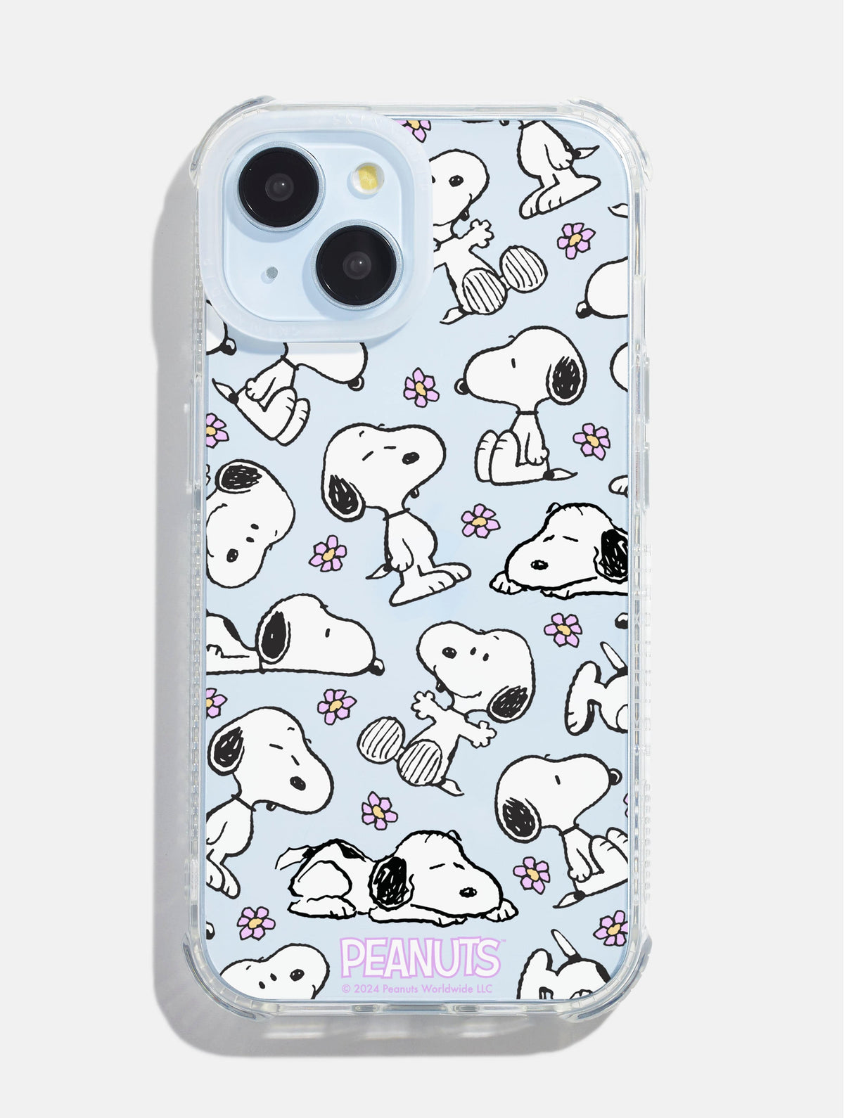 Peanuts x Skinnydip Snoopy Lilac Daisy Shock iPhone Case Phone Cases Skinnydip London