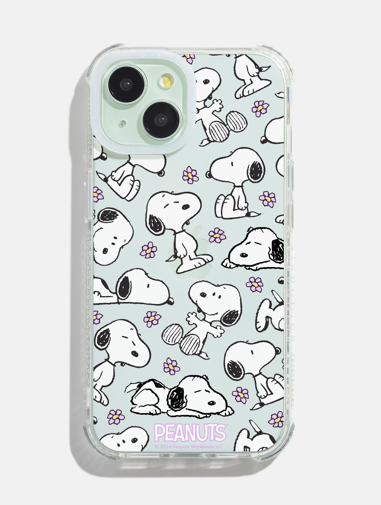 Peanuts x Skinnydip Snoopy Lilac Daisy Shock iPhone Case Phone Cases Skinnydip London