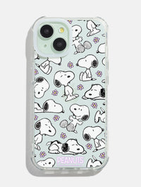 Peanuts x Skinnydip Snoopy Lilac Daisy Shock iPhone Case Phone Cases Skinnydip London