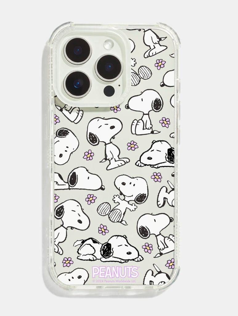 Peanuts x Skinnydip Snoopy Lilac Daisy Shock iPhone Case Phone Cases Skinnydip London