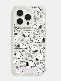 Peanuts x Skinnydip Snoopy Lilac Daisy Shock iPhone Case Phone Cases Skinnydip London