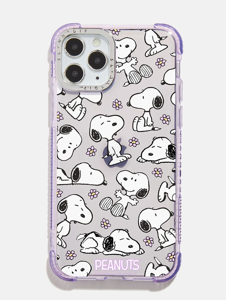 Peanuts x Skinnydip Snoopy Lilac Shock iPhone Case Phone Cases Skinnydip London