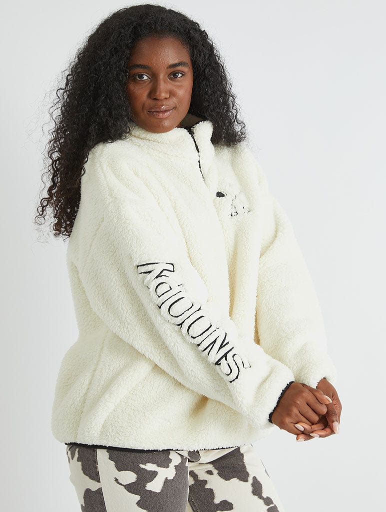 Peanuts x Skinnydip Snoopy Longline Fleece Coats & Jackets Skinnydip London
