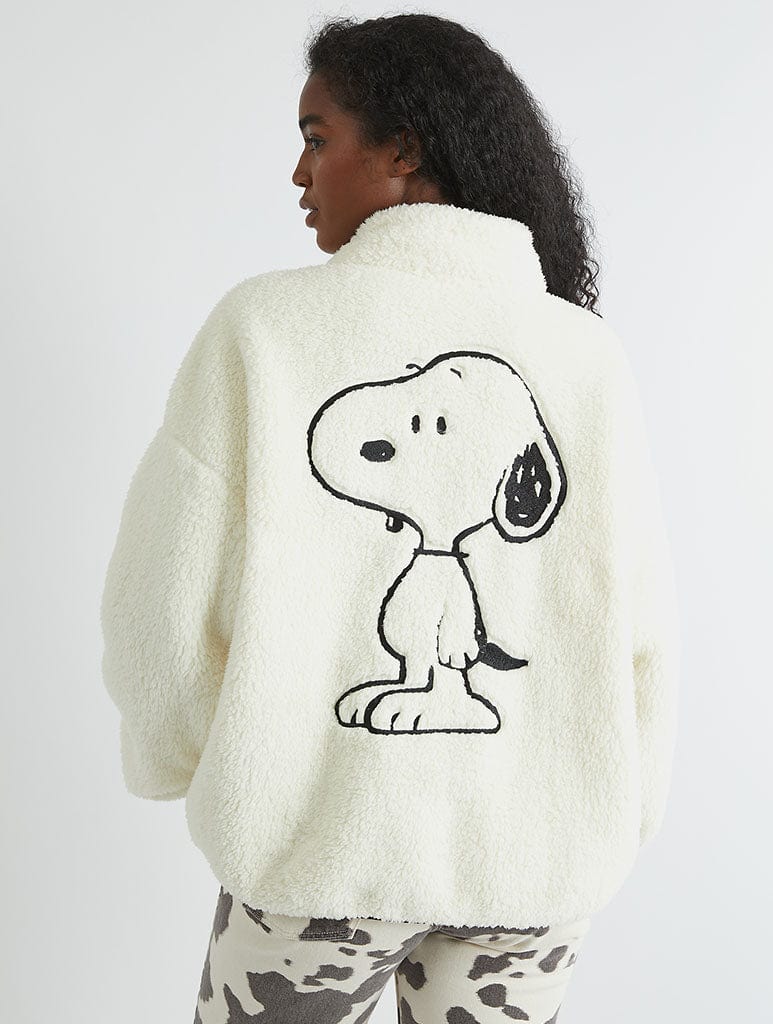 Peanuts x Skinnydip Snoopy Longline Fleece Coats & Jackets Skinnydip London