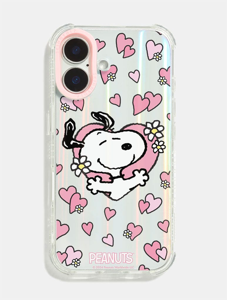 Peanuts x Skinnydip Snoopy Love Hearts Shock iPhone Case Phone Cases Skinnydip London