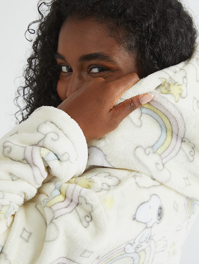 Peanuts x Skinnydip Snoopy Rainbow Print Dressing Gown Lingerie & Nightwear Skinnydip London