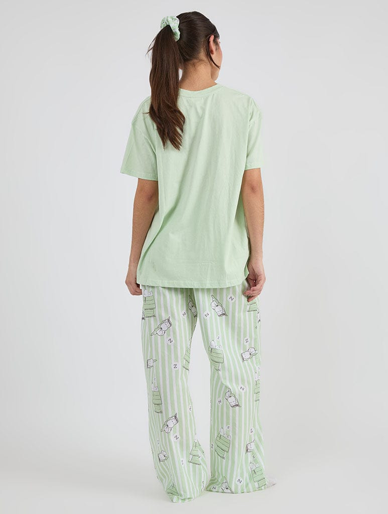 Peanuts x Skinnydip Snoopy Striped Pyjama Set Lingerie & Nightwear Skinnydip London