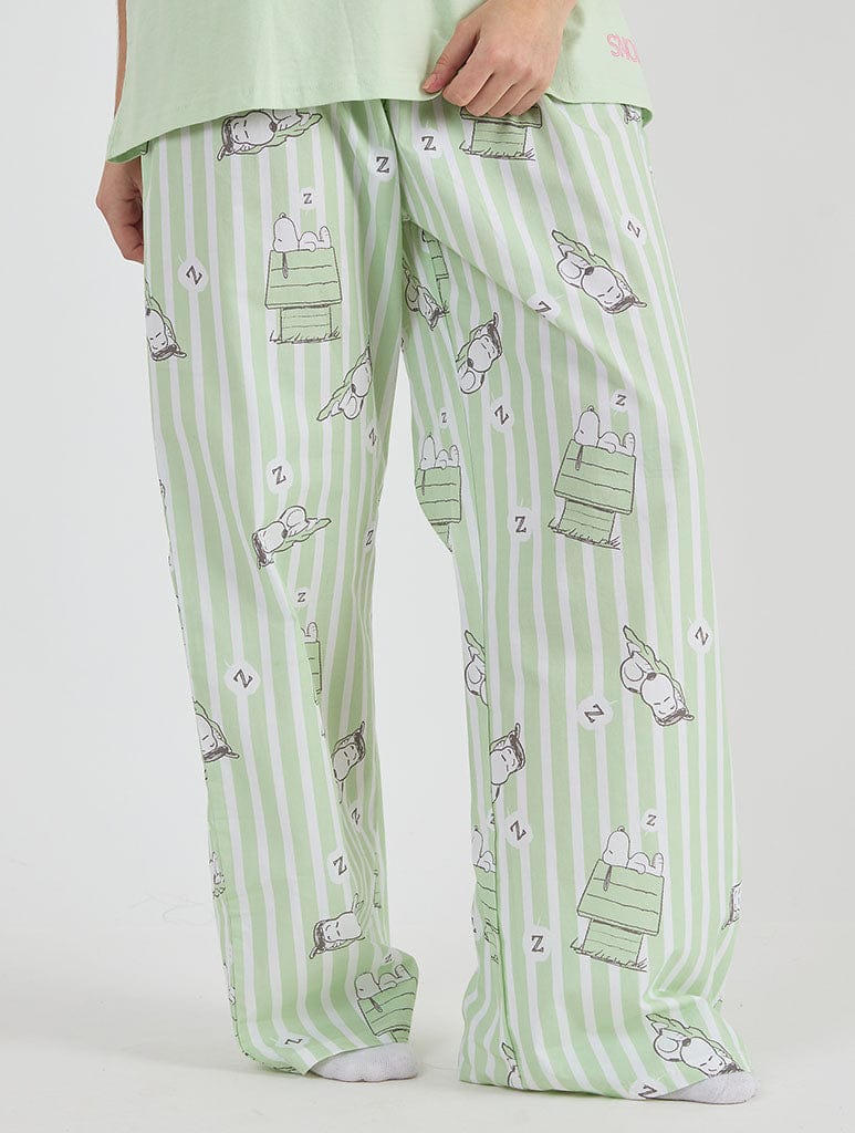 Peanuts x Skinnydip Snoopy Striped Pyjama Set Lingerie & Nightwear Skinnydip London