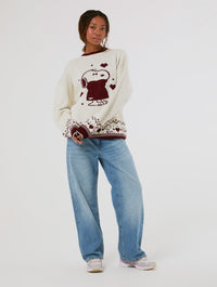 Peanuts x Skinnydip Snoopy Sweater Knitted Jumper Jumpers & Cardigans Skinnydip London