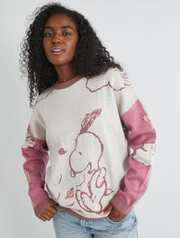 Peanuts x Skinnydip Snoopy Varsity Knitted Jumper Jumpers & Cardigans Skinnydip London
